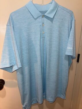 WALTER HAGEN ESSENTIALS XXL Light Blue Men's Polo Shirt
EUC